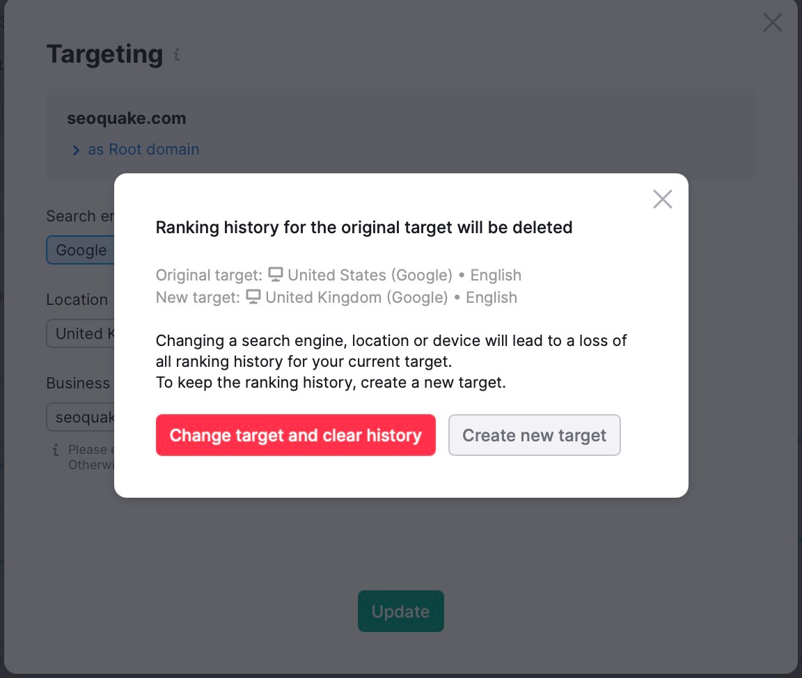 How do I change the device and location in Position Tracking? image 2