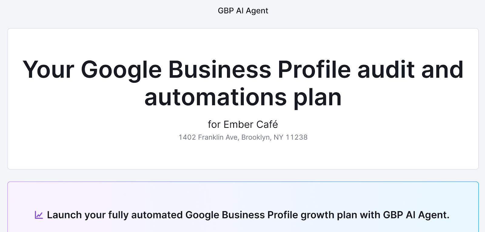 GBP AI Agent image 2